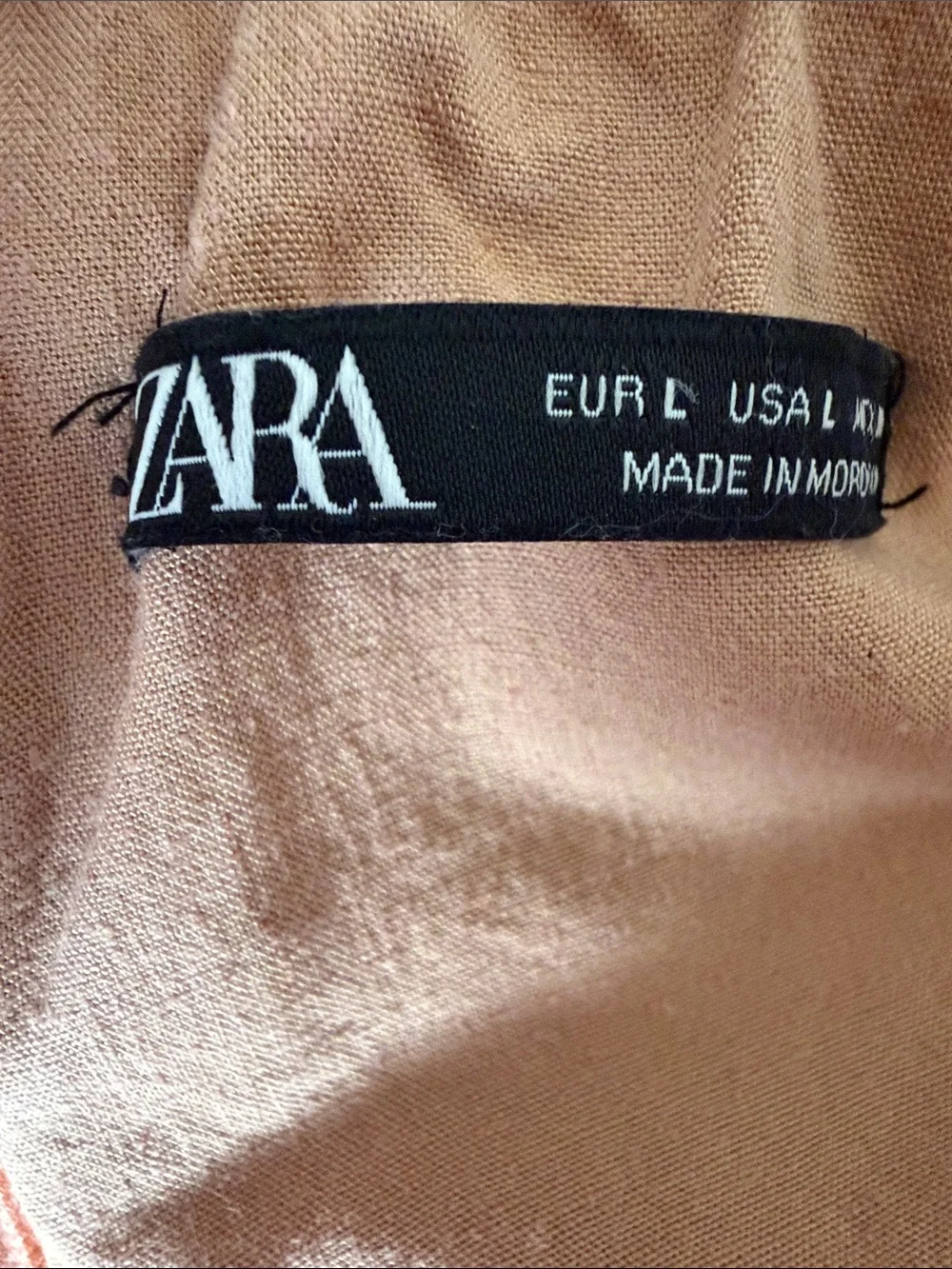 Zara Linen Blend Rustic Jumpsuit Long Size Large Boho Earthy Indie Resort